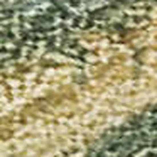 Artichoke Green Gold And Ivory Abstract Washable Indoor Outdoor Area Rug Photo 2