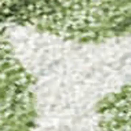 Artichoke Green Gold And Pewter Striped Washable Indoor Outdoor Area Rug Photo 2