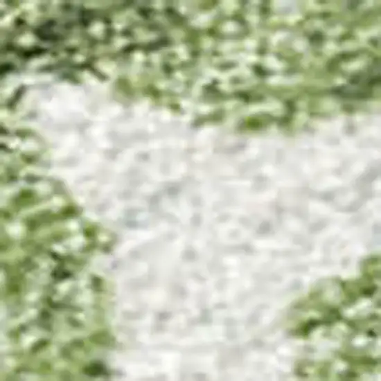 Artichoke Green Gold And Pewter Striped Washable Indoor Outdoor Area Rug Photo 2