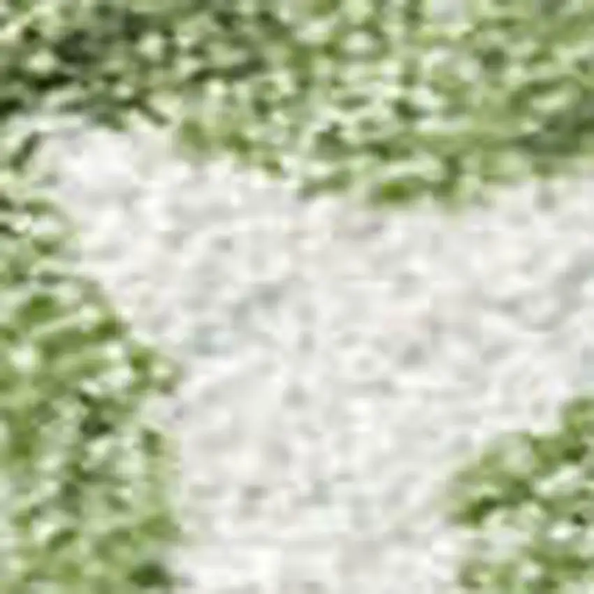 Artichoke Green Gold And Pewter Striped Washable Indoor Outdoor Area Rug Photo 2