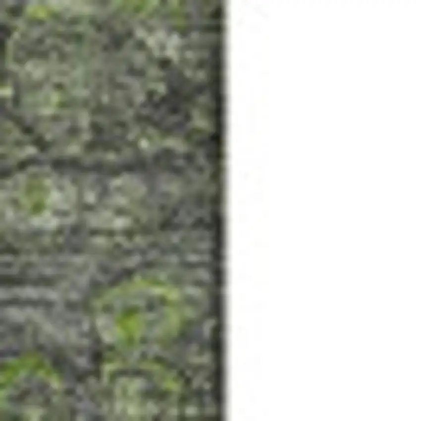 Artichoke Green Gray And Ivory Abstract Washable Area Rug With UV Protection Photo 4