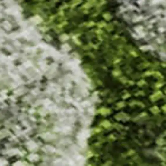 Artichoke Green Gray And Ivory Abstract Washable Area Rug With UV Protection Photo 2