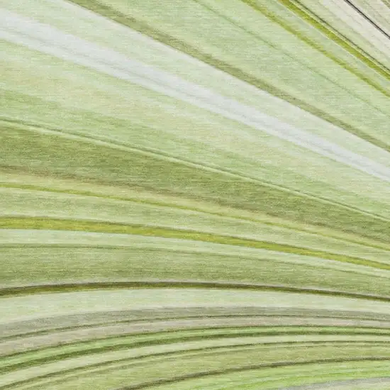 Artichoke Green Ivory And Purple Abstract Washable Area Rug With UV Protection Photo 4