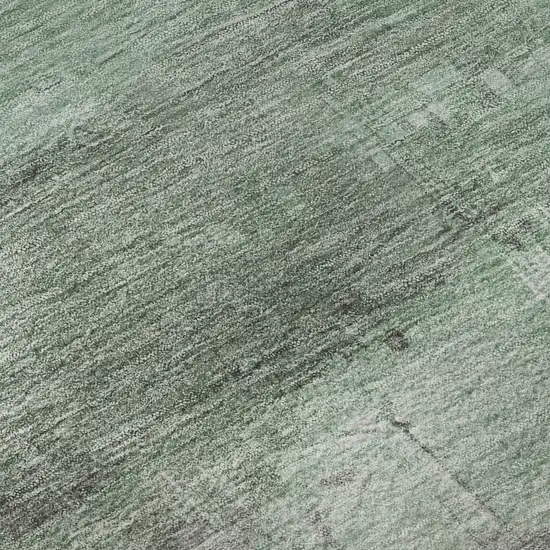 Artichoke Green Pale Aqua And Blush Abstract Washable Area Rug With UV Protection Photo 9