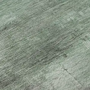 Photo of Artichoke Green Pale Aqua And Blush Abstract Washable Area Rug With UV Protection