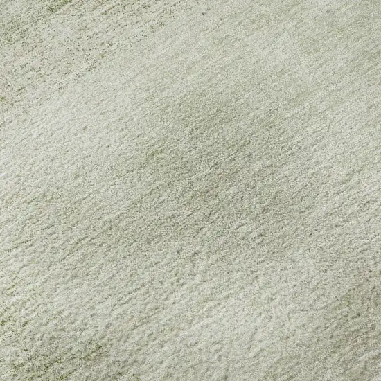 Artichoke Green Teal Blue And Beige Abstract Washable Area Rug With UV Protection Photo 8