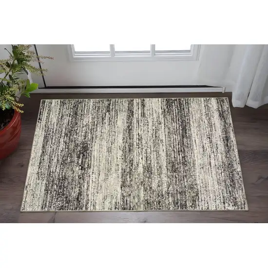 Ash And Slate Abstract Area Rug Photo 1