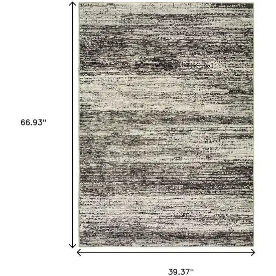 Ash And Slate Abstract Area Rug Photo 3