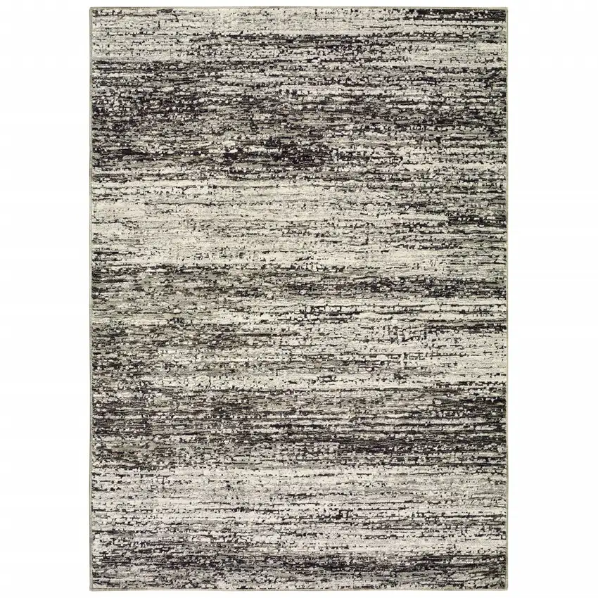 Ash and Slate Abstract Area Rug Photo 1