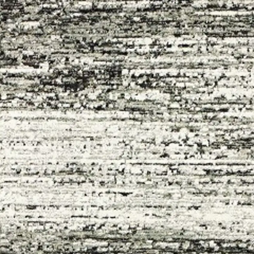 Ash and Slate Abstract Runner Rug Photo 7