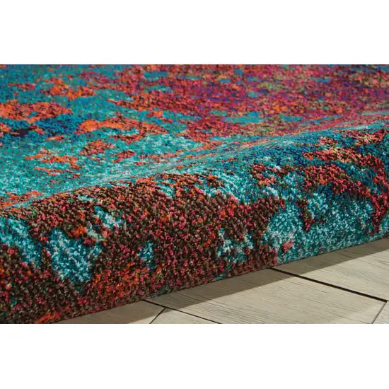Atlantic Abstract Power Loom Non Skid Area Rug Photo 8