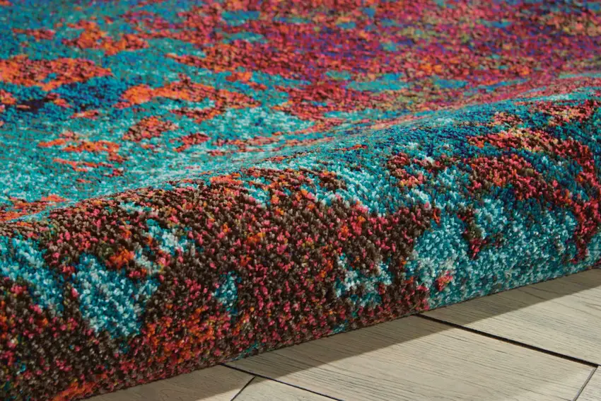 Atlantic Abstract Power Loom Non Skid Area Rug Photo 8