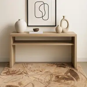 Photo of Beige Abstract Area Rug