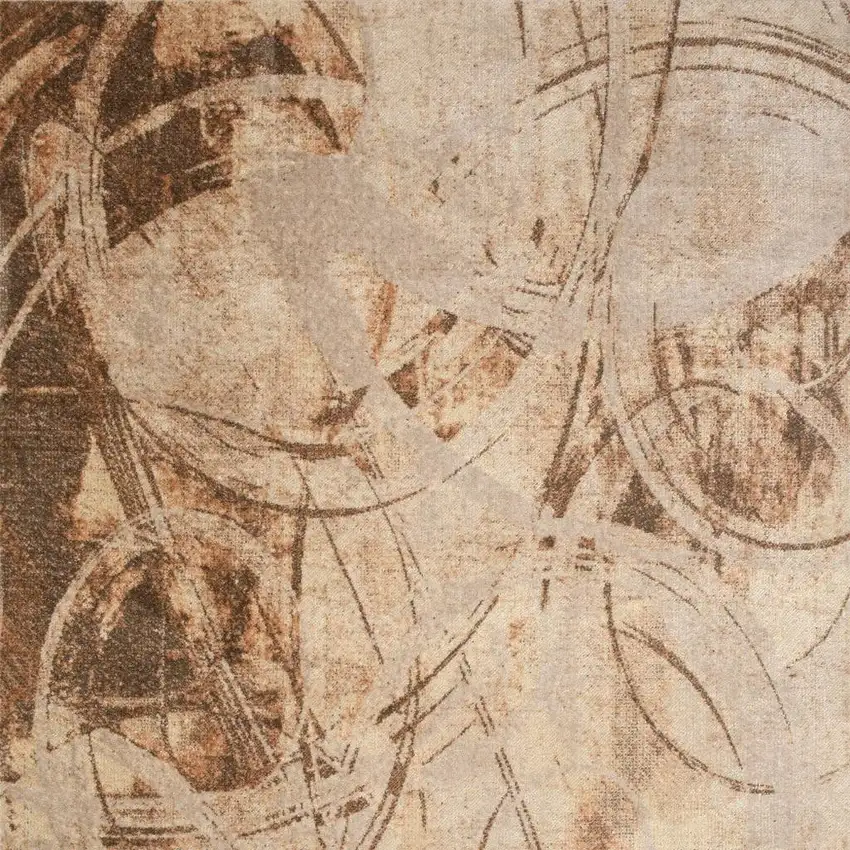 Beige Abstract Area Rug Photo 3