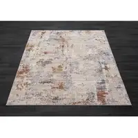 Photo of Beige Abstract Area Rug