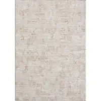 Photo of Beige Abstract Area Rug