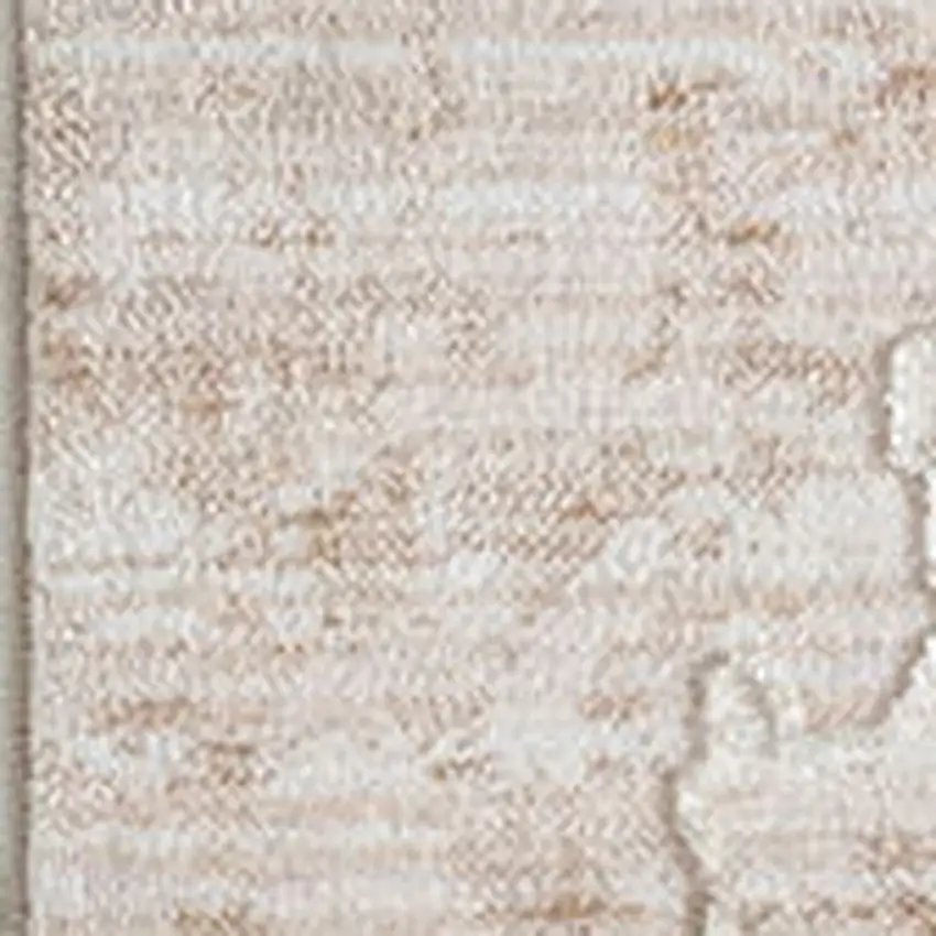 Beige Abstract Area Rug Photo 2