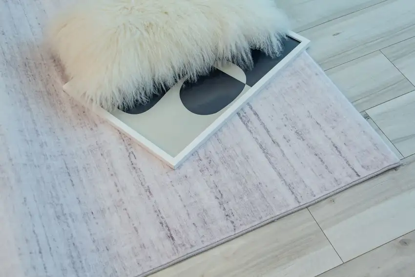 Beige Abstract Area Rug Photo 6