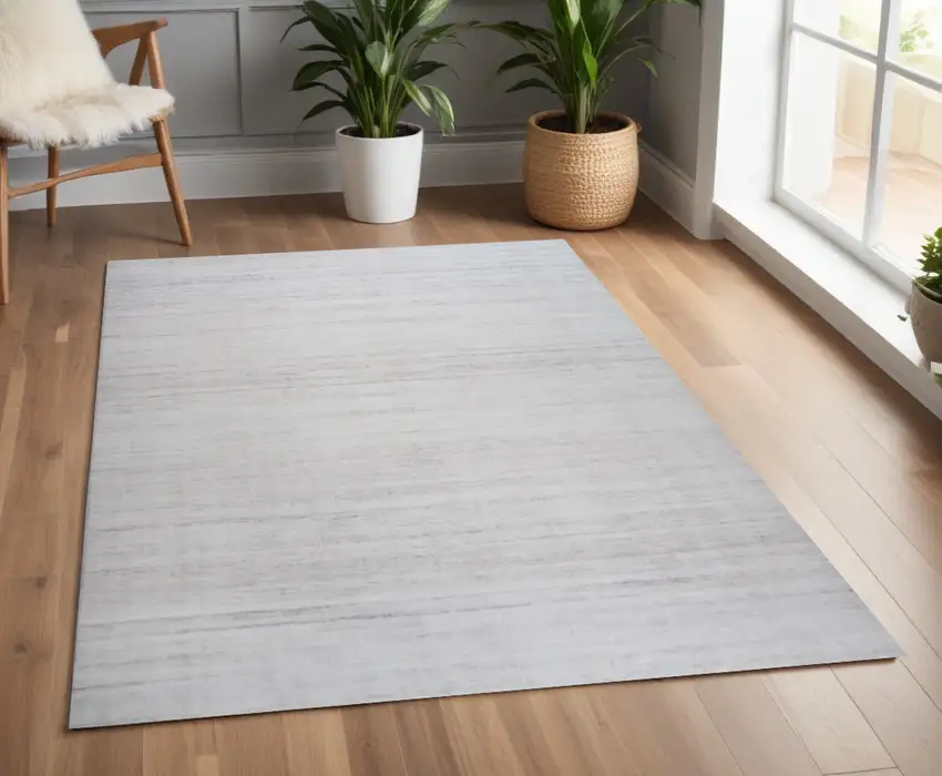 Beige Abstract Area Rug Photo 1