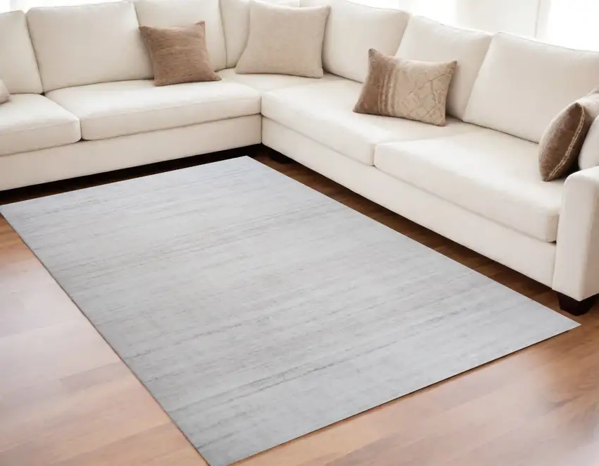 Beige Abstract Area Rug Photo 1