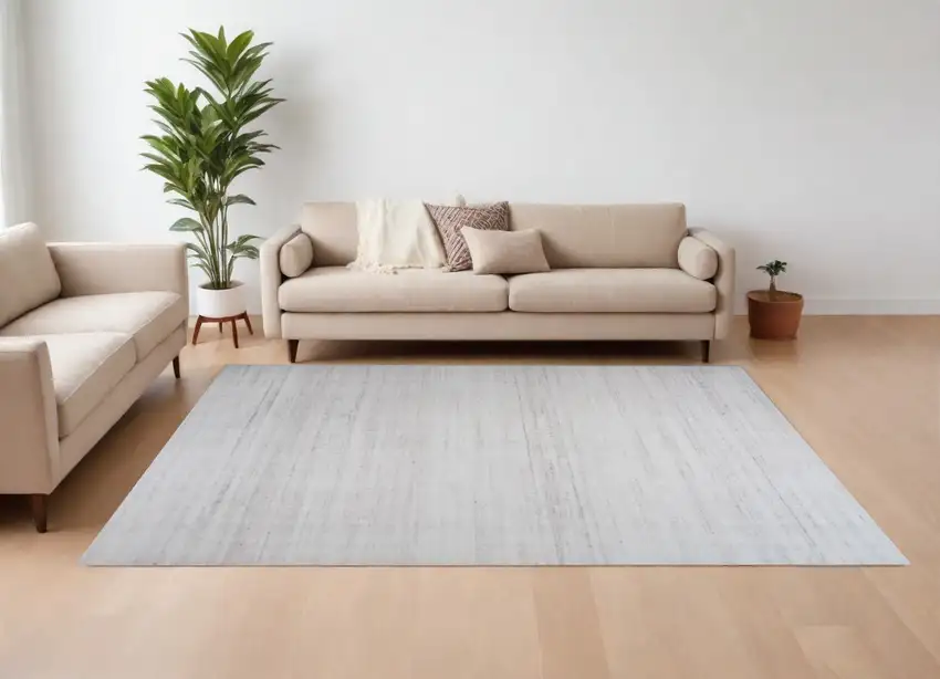 Beige Abstract Area Rug Photo 5