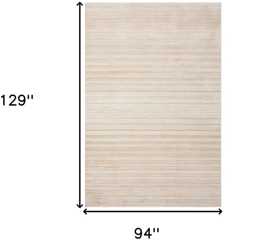 Beige Abstract Distressed Area Rug Photo 4