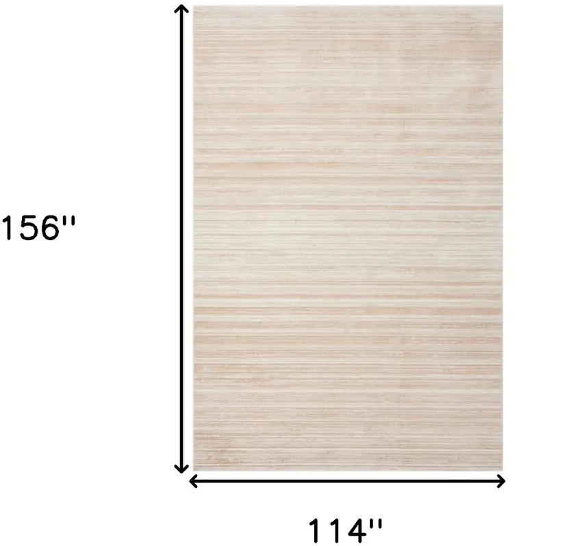 Beige Abstract Distressed Area Rug Photo 7