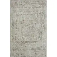 Photo of Beige Abstract Distressed Area Rug