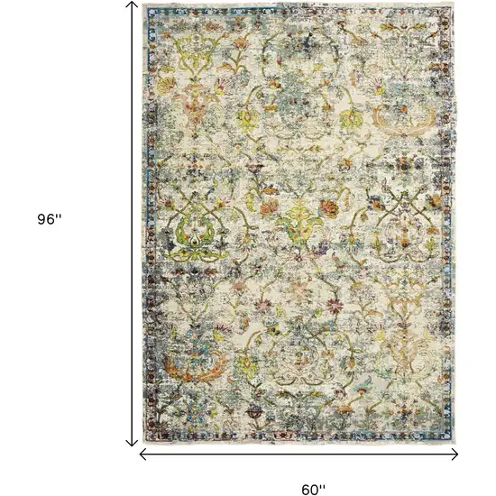 Beige and Ivory Area Rug Photo 3