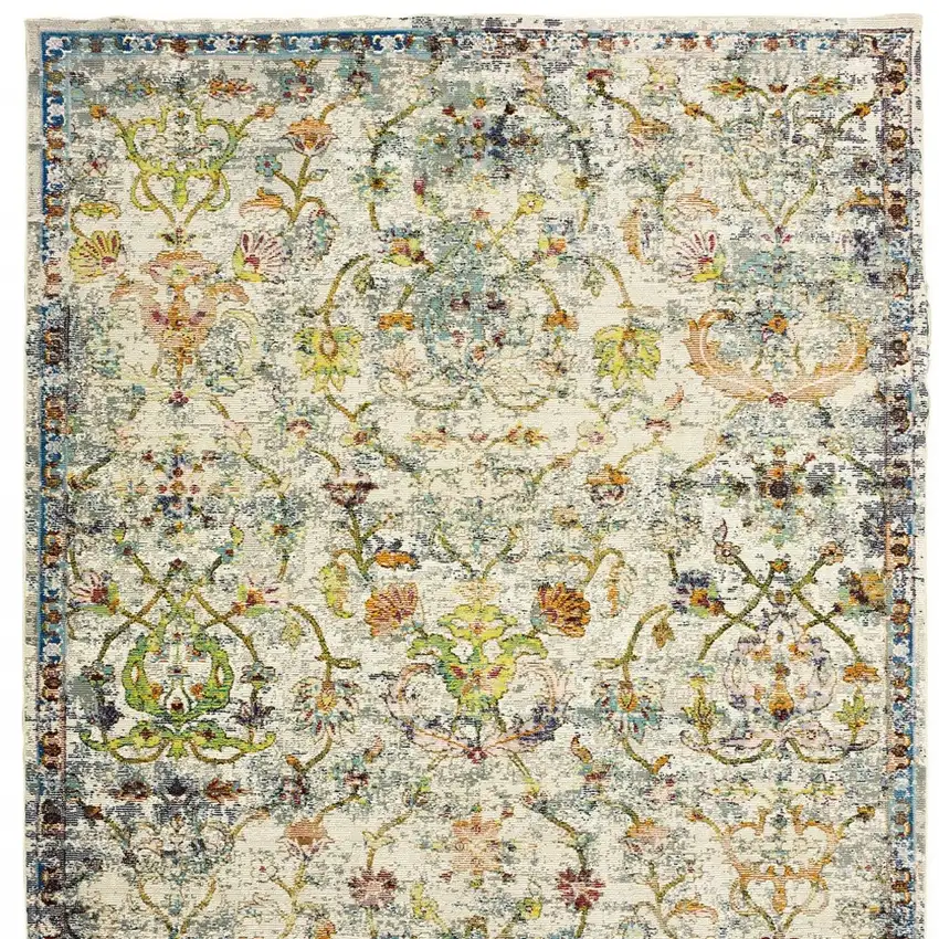 Beige and Ivory Area Rug Photo 5