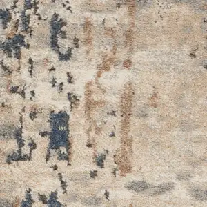 Photo of Beige Abstract Power Loom Area Rug