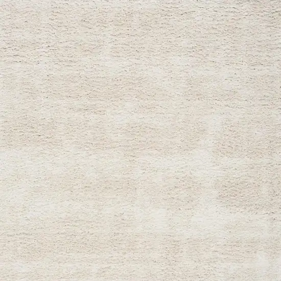 Beige Abstract Shag Distressed Area Rug Photo 2