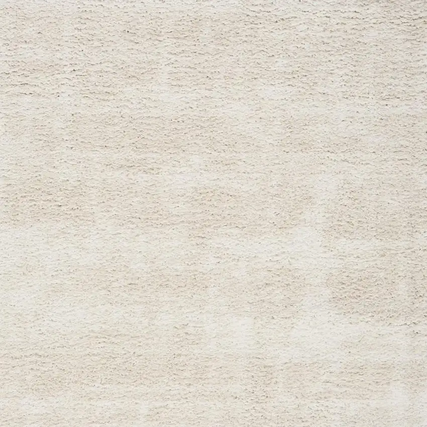 Beige Abstract Shag Distressed Area Rug Photo 2