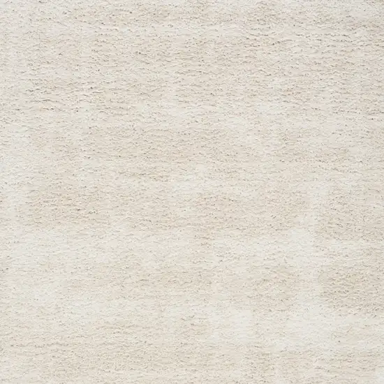 Beige Abstract Shag Distressed Area Rug Photo 9