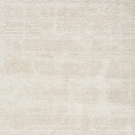 Beige Abstract Shag Distressed Area Rug Photo 2