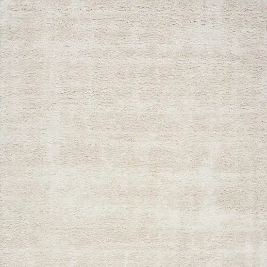 Beige Abstract Shag Distressed Area Rug Photo 3