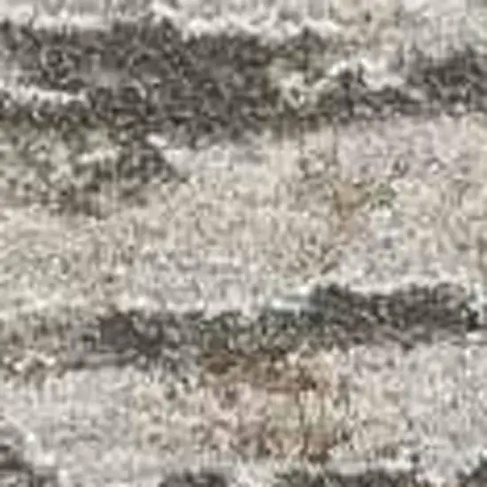 Beige Abstract Stain Resistant Area Rug Photo 3