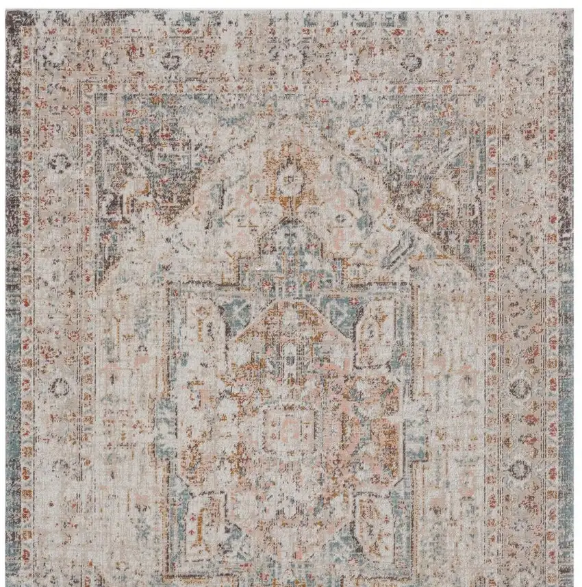 Beige Indoor Outdoor Area Rug Photo 3