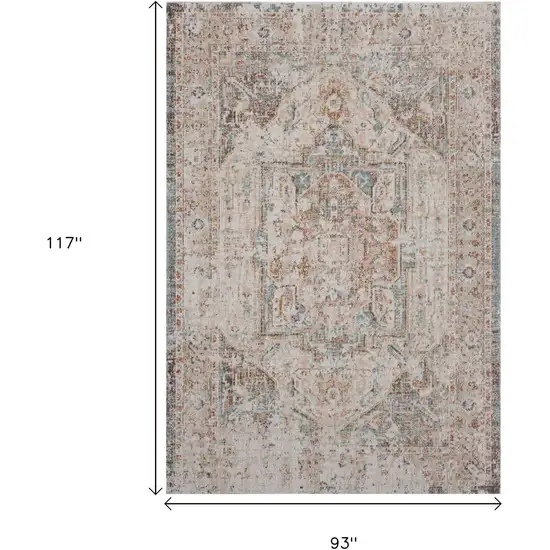Beige Indoor Outdoor Area Rug Photo 8