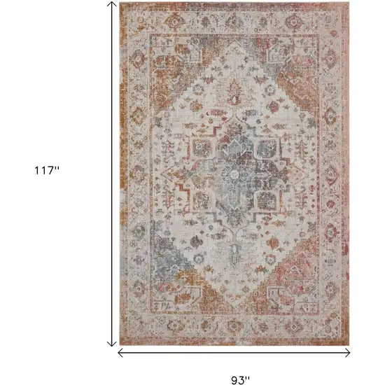 Beige Indoor Outdoor Area Rug Photo 3