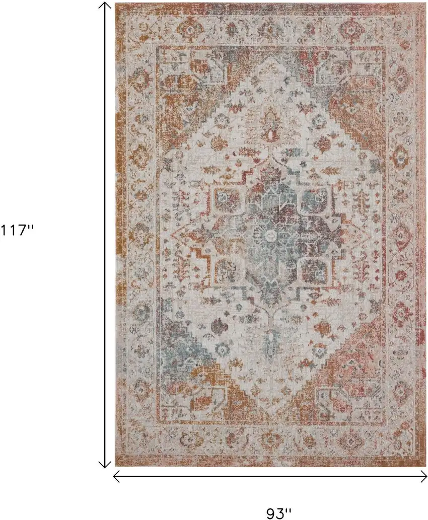 Beige Indoor Outdoor Area Rug Photo 3