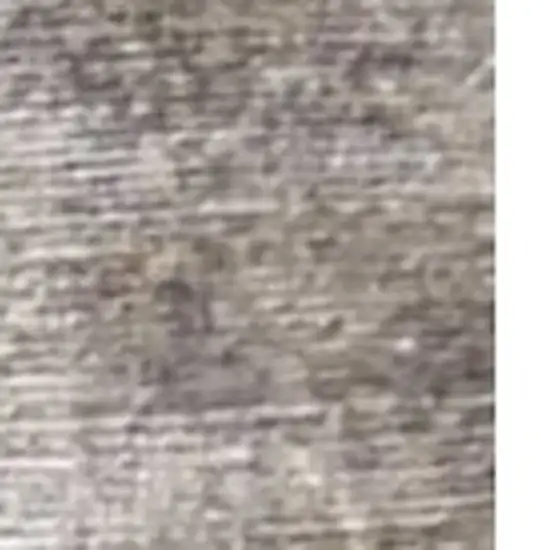 Beige Abstract Viscose Indoor Area Rug Photo 4
