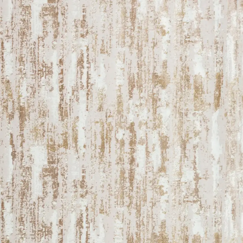 Beige Abstract Washable Non Skid Area Rug With Fringe Photo 8
