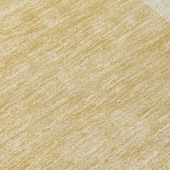 Beige Abstract Washable Indoor Outdoor Area Rug Photo 9