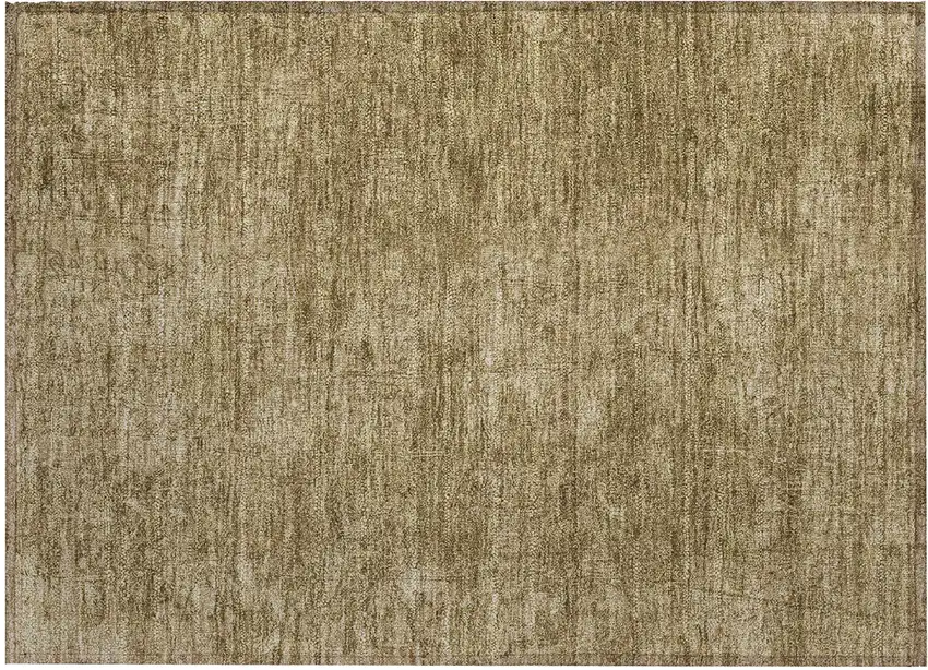 Beige Abstract Washable Non Skid Indoor Outdoor Area Rug Photo 2