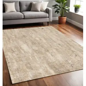Photo of Beige And Black Area Rug