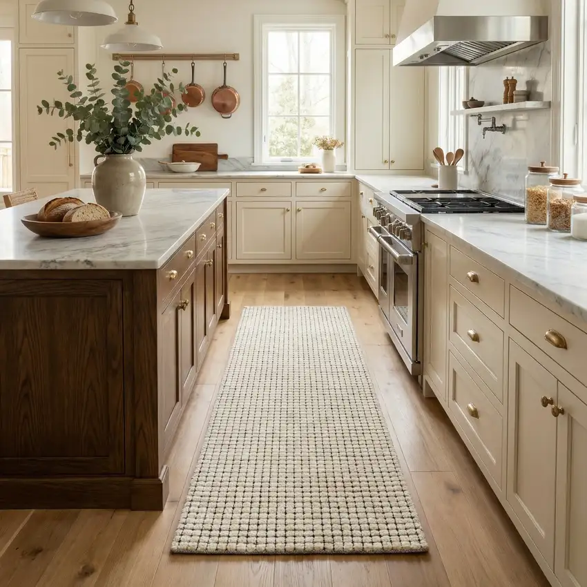 Beige And Black Checkered Area Rug Photo 4