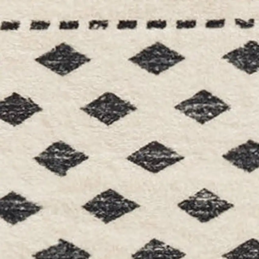 Beige And Black Tribal Washable Area Rug Photo 4