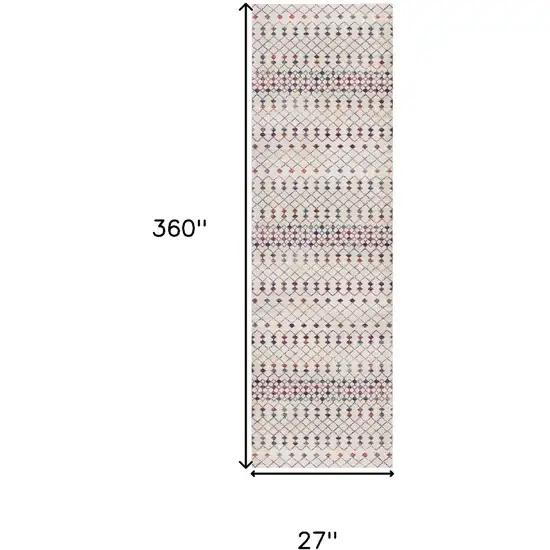 Beige And Blue Abstract Area Rug Photo 4