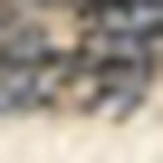 Beige And Blue Abstract Area Rug Photo 4